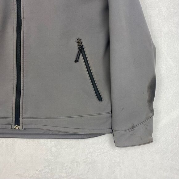 Carhartt Rain Defender Jacket Mens Large Gray Mock Neck Outdoors Full Zip - Picture 7 of 16